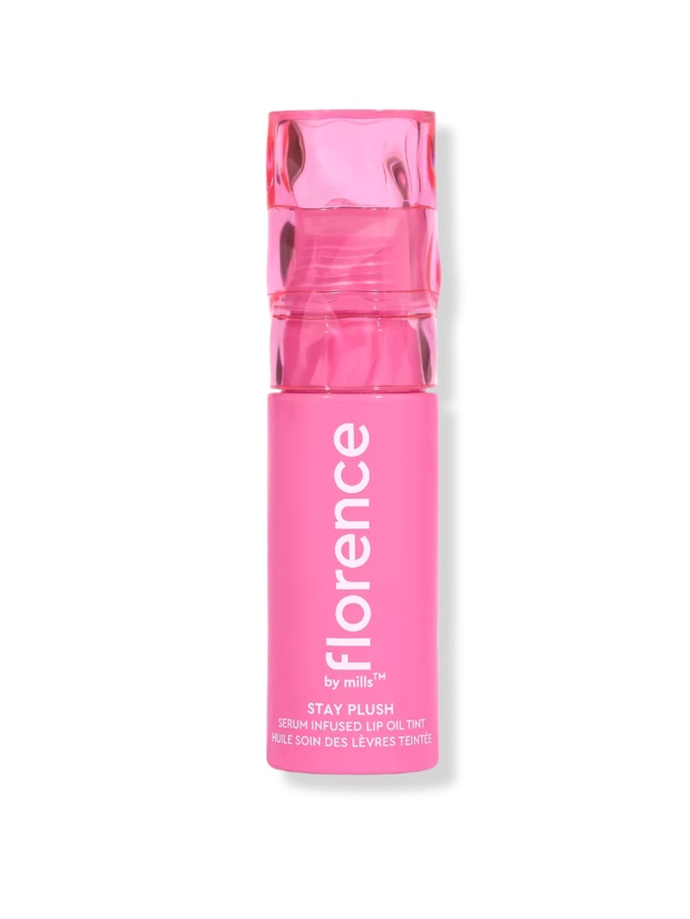 florence by mills Stay Plush Serum Infused Lip Oil Tint Color tutti frutti